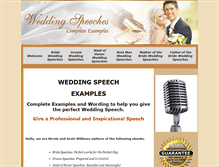 Tablet Screenshot of bridegroomweddingspeeches.com